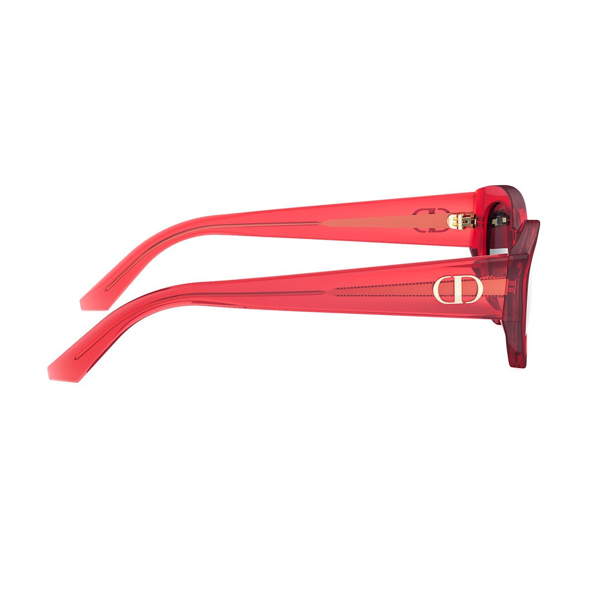 Dior DiorGlow B1I 35b0 Rosso Acetate Occhiali Da Sole