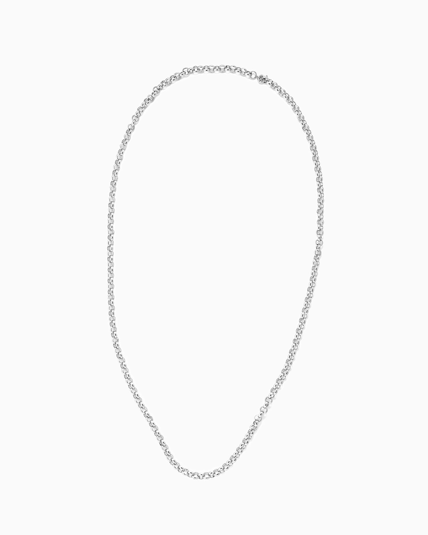 Lace Long Irma Silver Necklaces