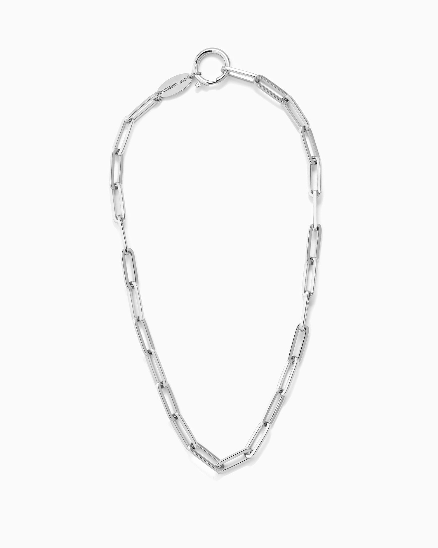 Lace Square Silver Necklaces