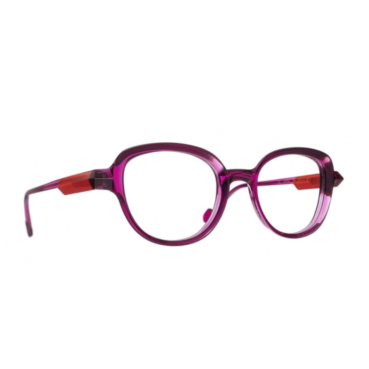 Caroline Abram Milly 317 Purple Red Viola Acetate Occhiali Da Vista