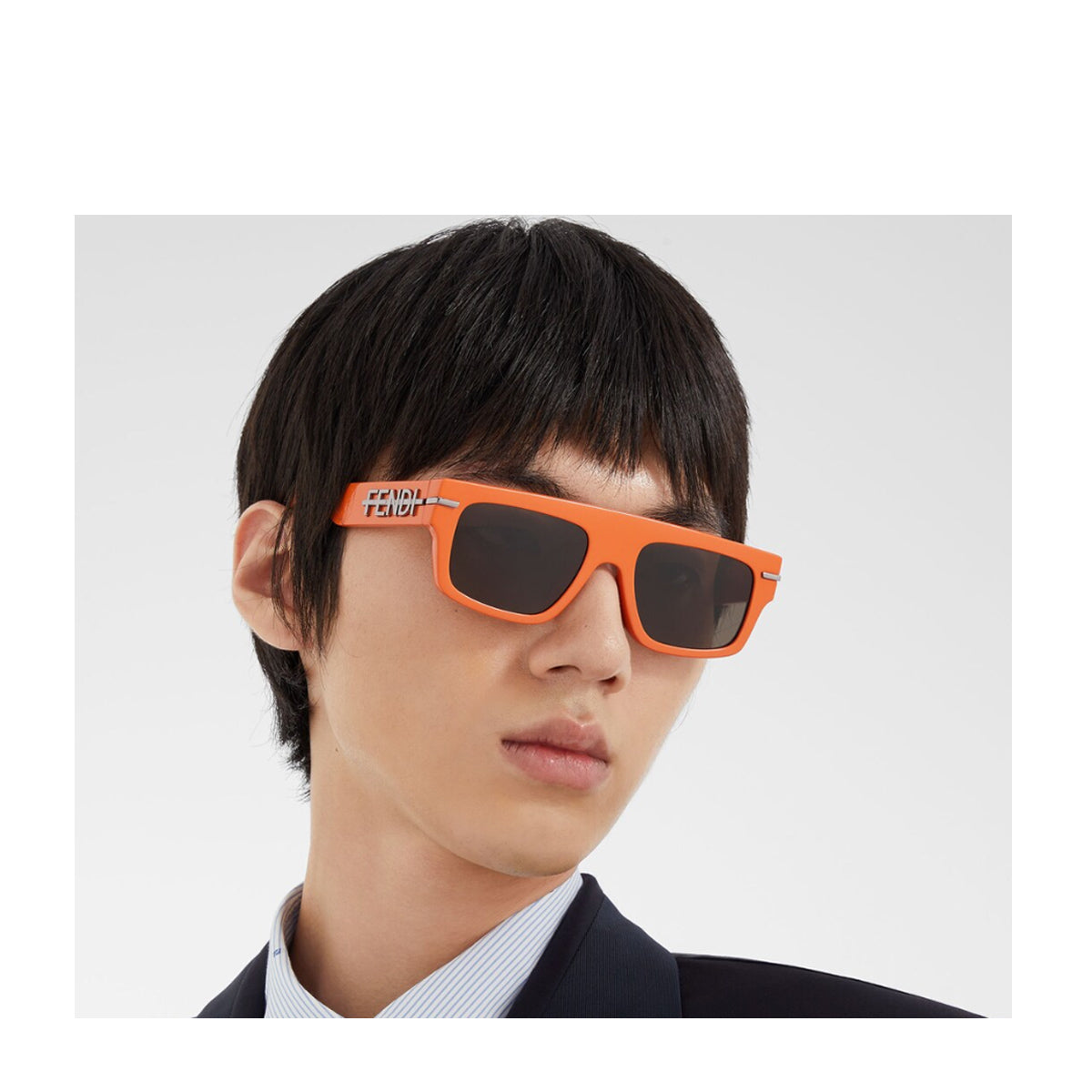 FE40091U 42E Arancione Acetate Occhiali Sole