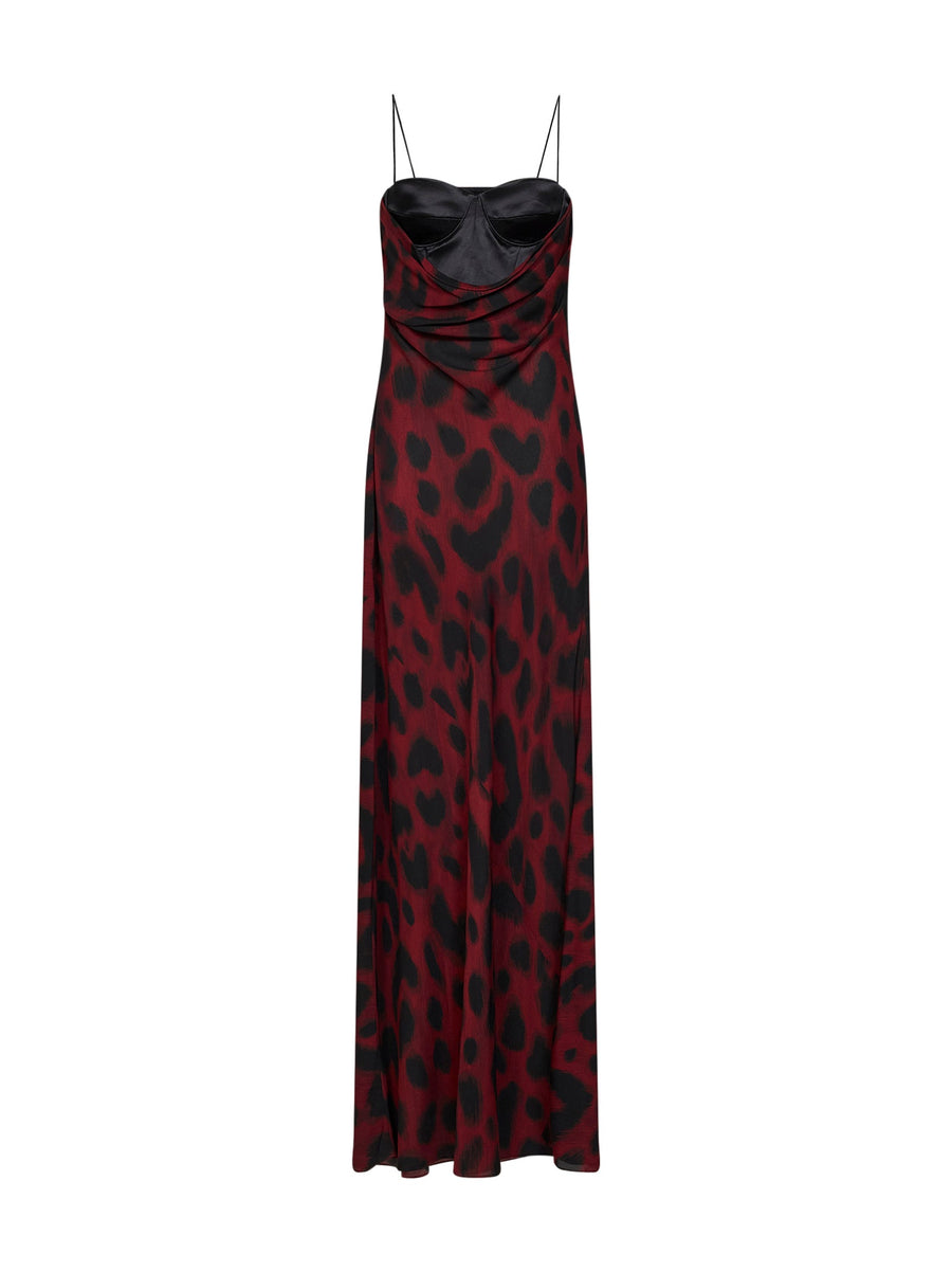 Corset Gown Silk Georgette Multicolour