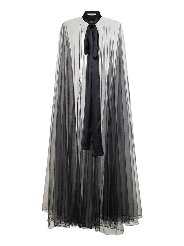 Cape Tulle Black Polyamide Capes