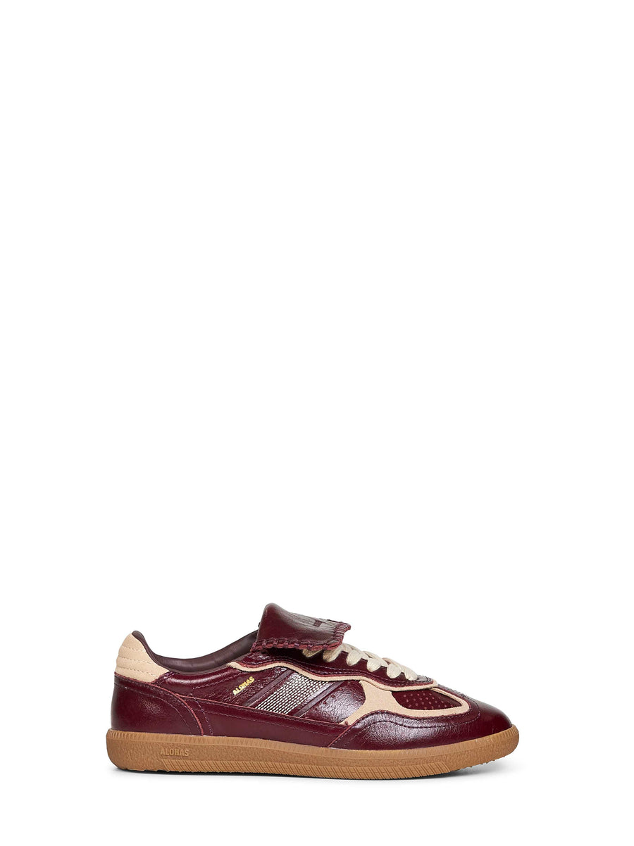 Burgundy Patent Leather Sneakers Trainers