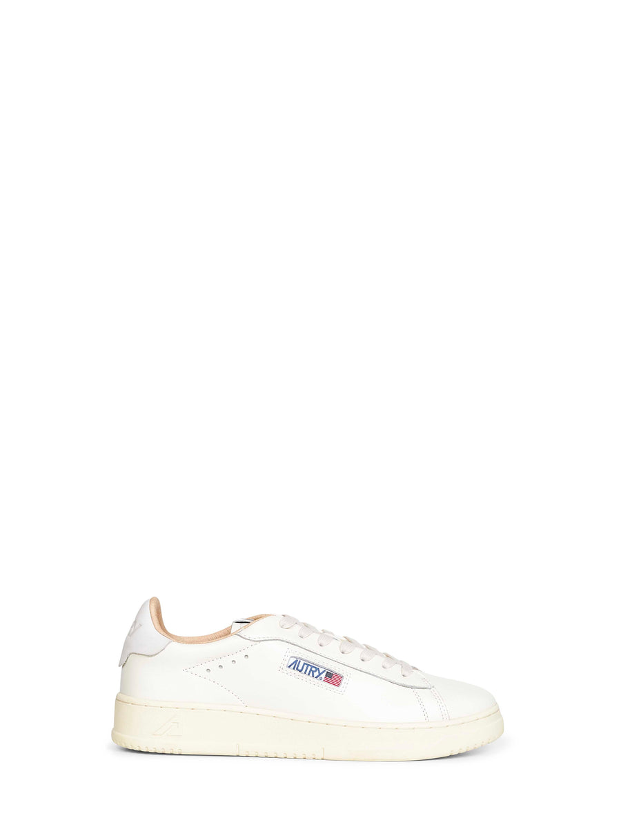 Dallas Low Sneakers White Calf Leather Trainers