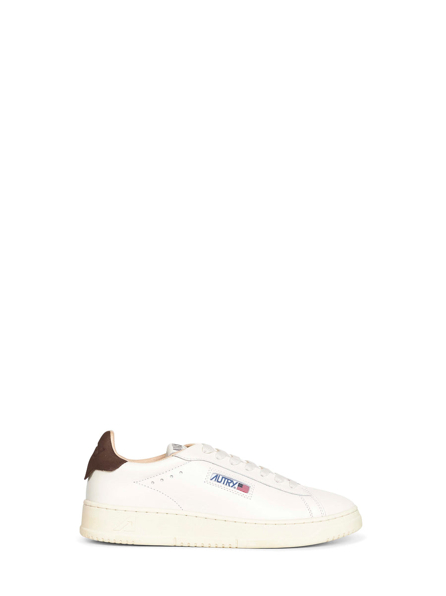 Dallas Low Sneakers White Leather Calf Trainers