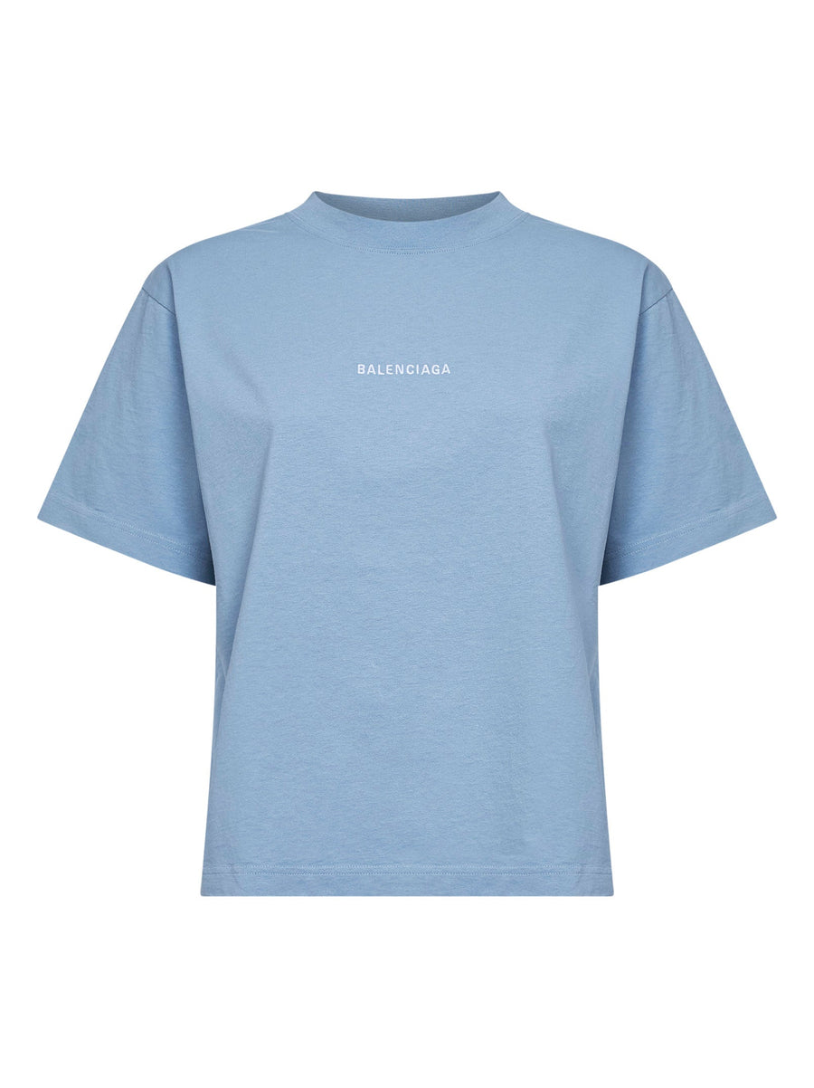 Light Blue Back T-Shirt Cotton T-shirts & Jerseys