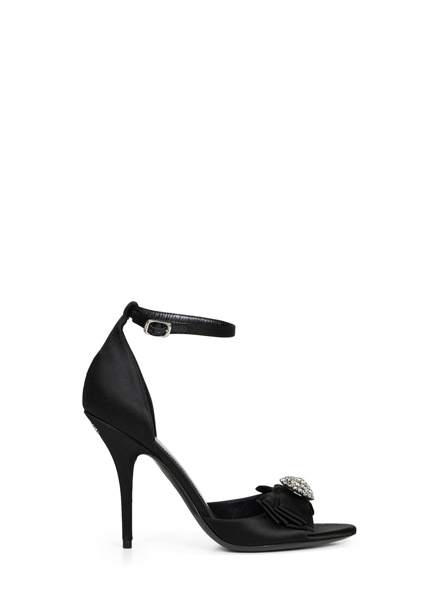 Black Avenue Palazzo 110 Mm Sandals Viscose
