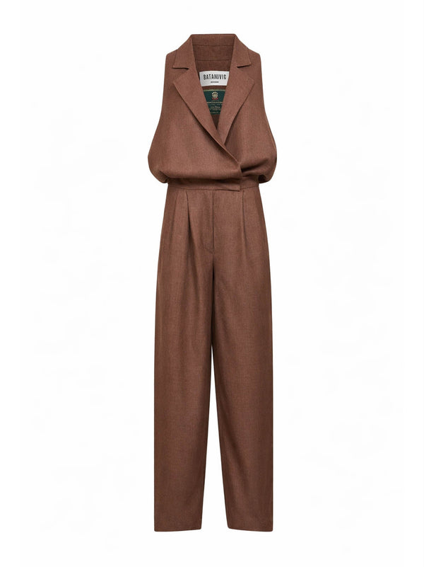 Jumpsuit Rasty Brown Cotton Tracksuits