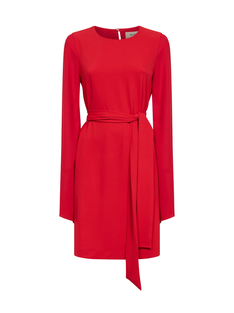 Short Dress Agira Fire Red Polyester