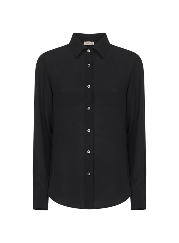Onyx Crepe Corten Shirt Polyester
