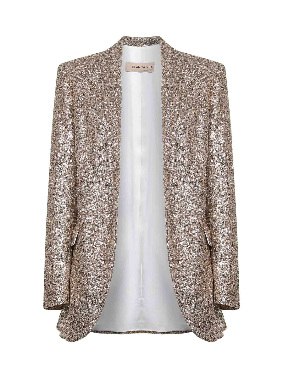 Grospey Jacket Gold Sequins Polyester