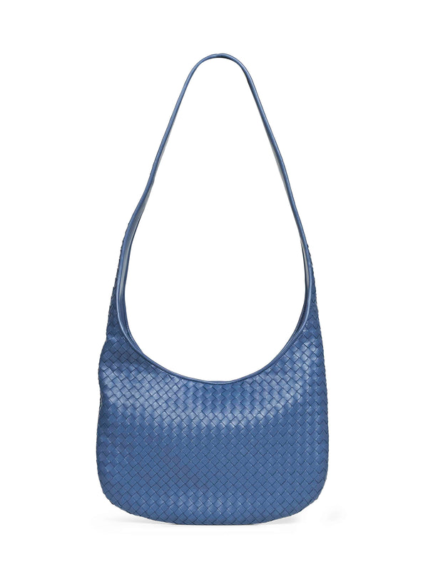 Crossbody Bag Venezia Blue Calf Leather Shoulder