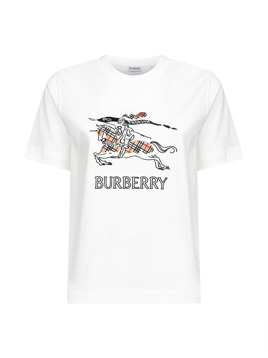 Chalk Cotton Ekd Sketch T-Shirt Ivory Natural (veg) - T-shirts & Jerseys