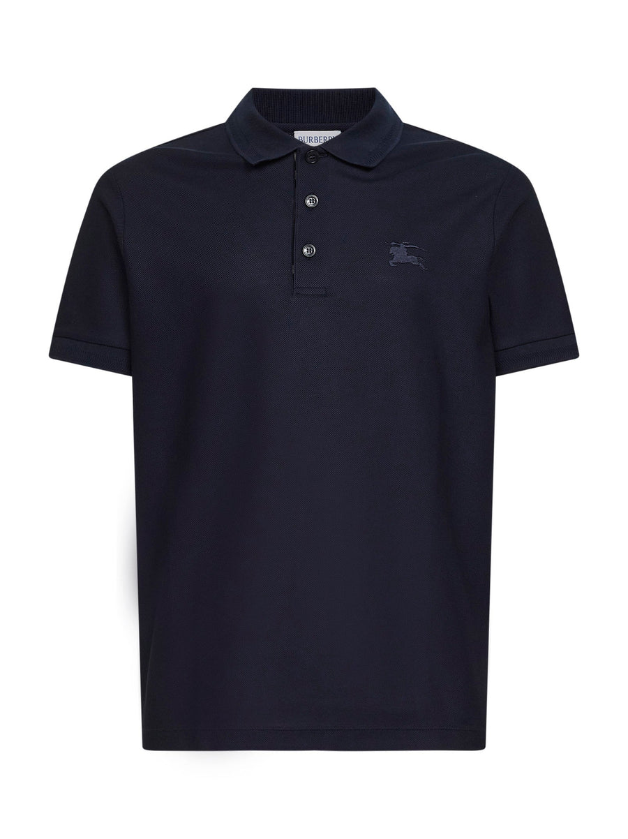 Polo Shirt Cotton Pique Blue