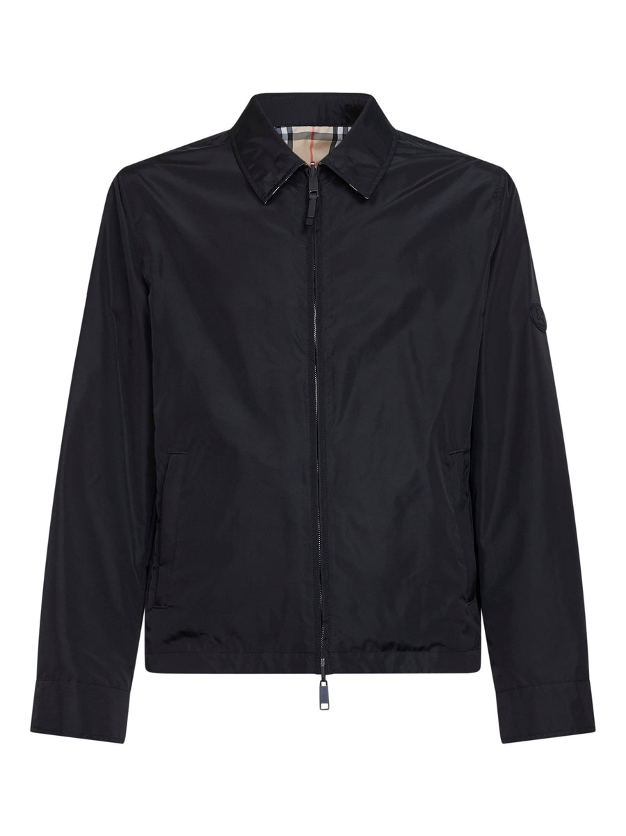 Reversible Jacket Black-Sand Beige Polyamide Bomber