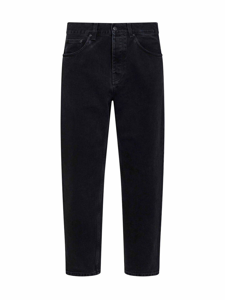 Newel Pant Five-Pocket Jeans Black Cotton