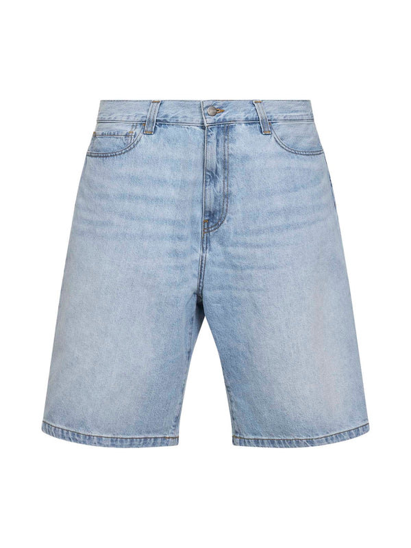 Bermuda Shorts Landon Blue Denim Cotton