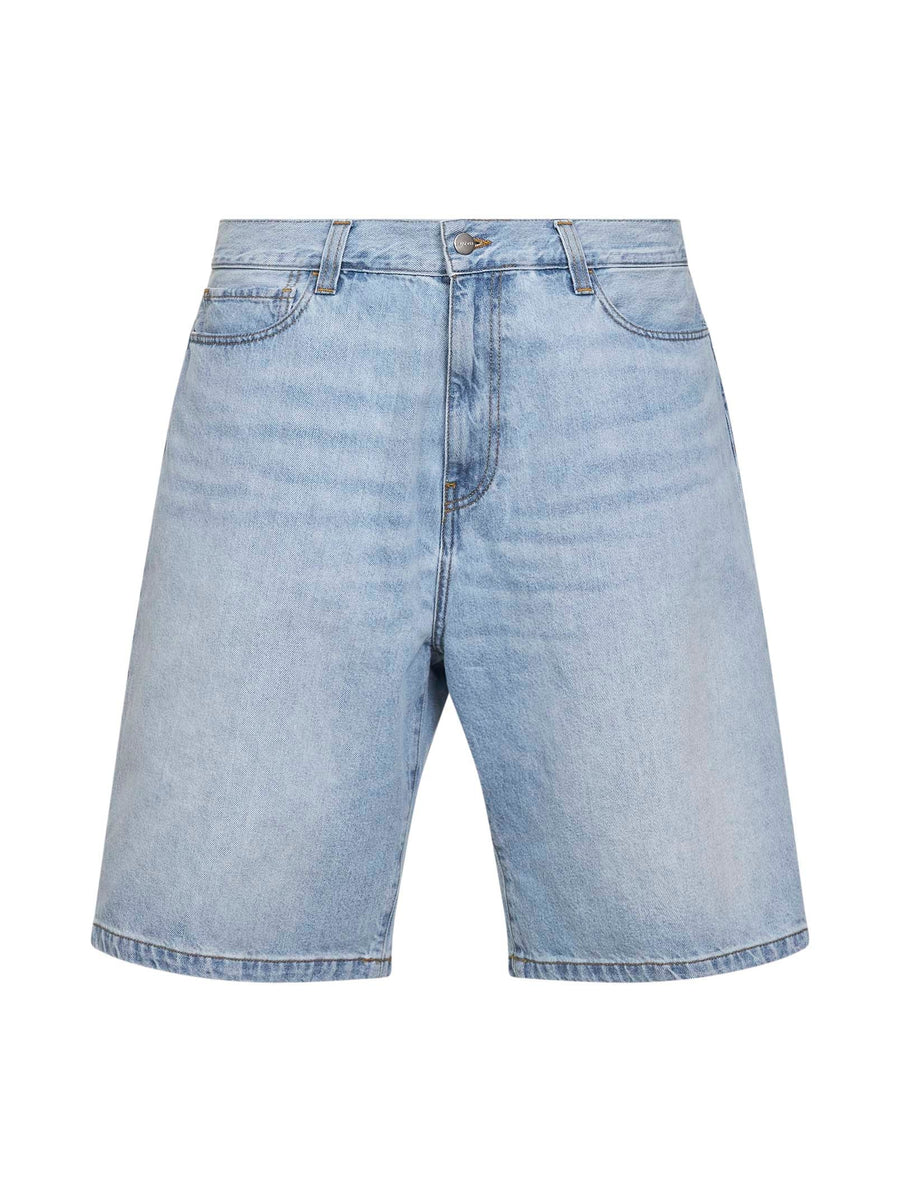 Bermuda Shorts Landon Blue Denim Cotton