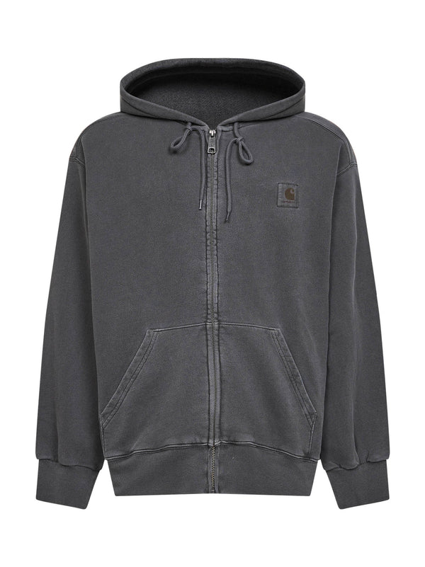 Hooded Jacket Black Grey Null Sweatshirts