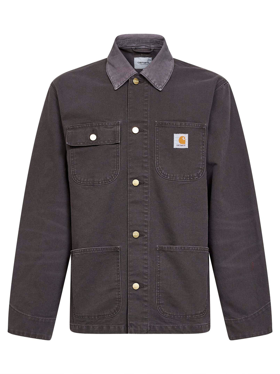 Shale Michigan Coat Jacket Brown Organic Cotton Bomber
