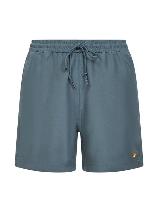 Velvet Green Swim Trunks Polyester Beachwear