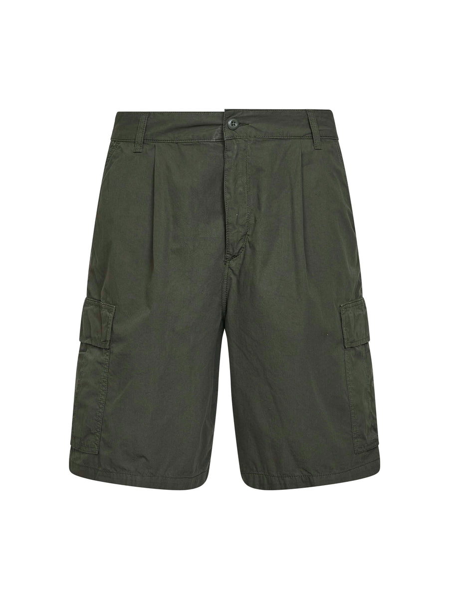 Cargo Shorts Green Cotton