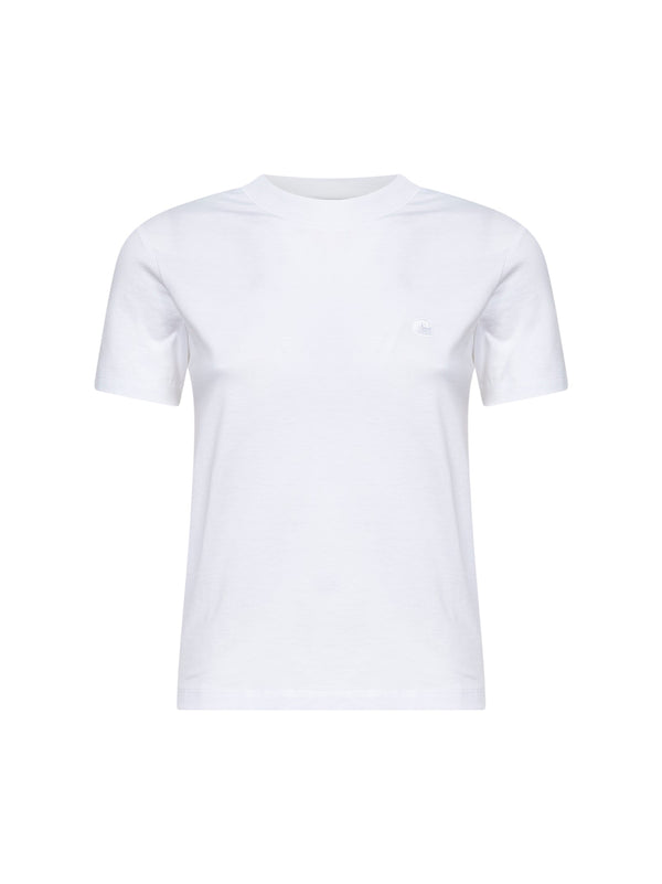T-Shirt Luca White Cotton T-shirts & Jerseys