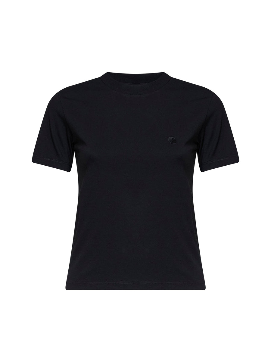 T-Shirt Luca Short Sleeve Black Viscose T-shirts & Jerseys