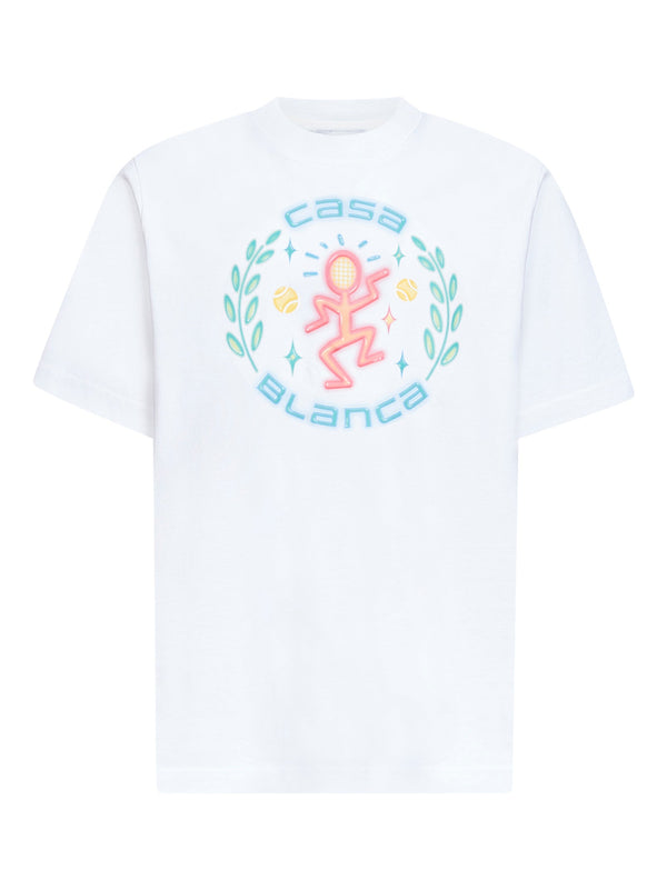 White Dance Joy T-Shirt Cotton T-shirts