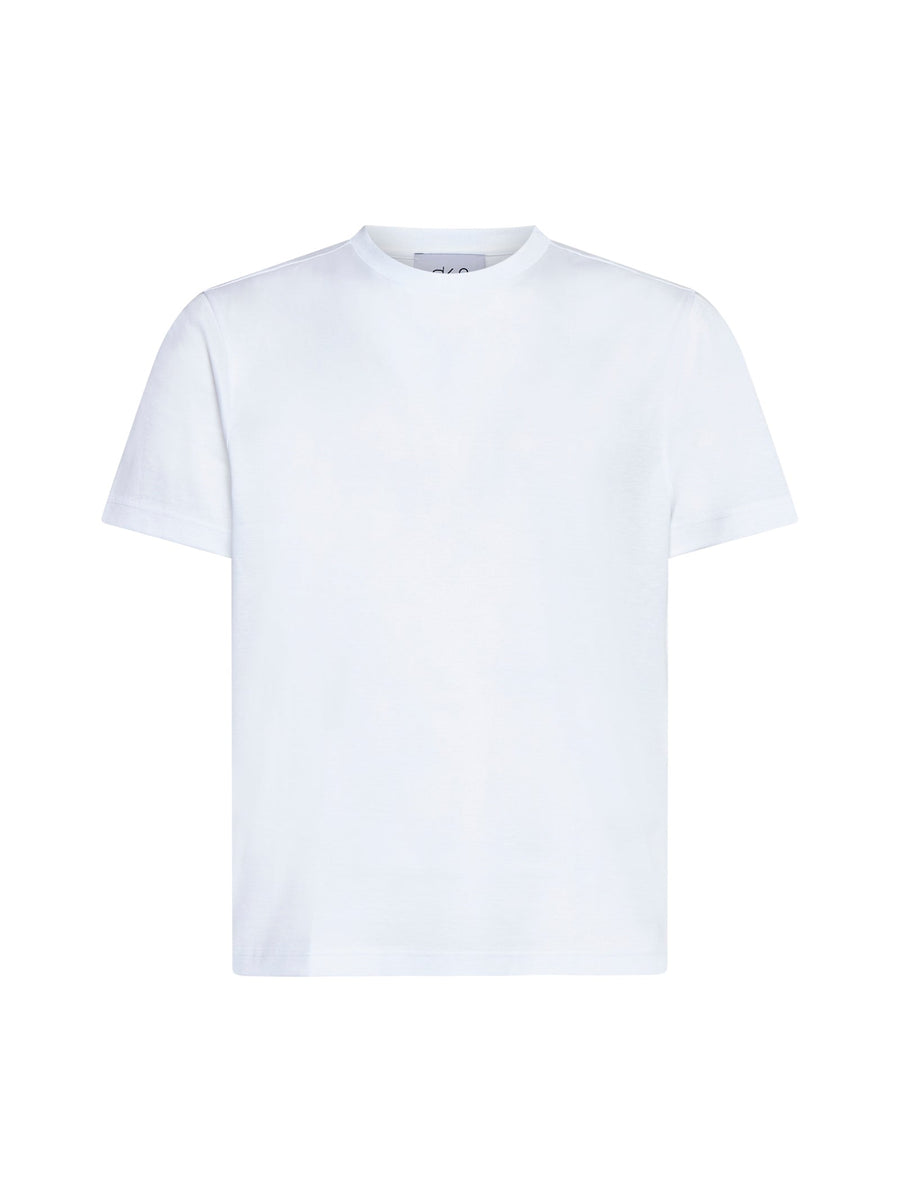White Lisle Cotton T-Shirt T-shirts