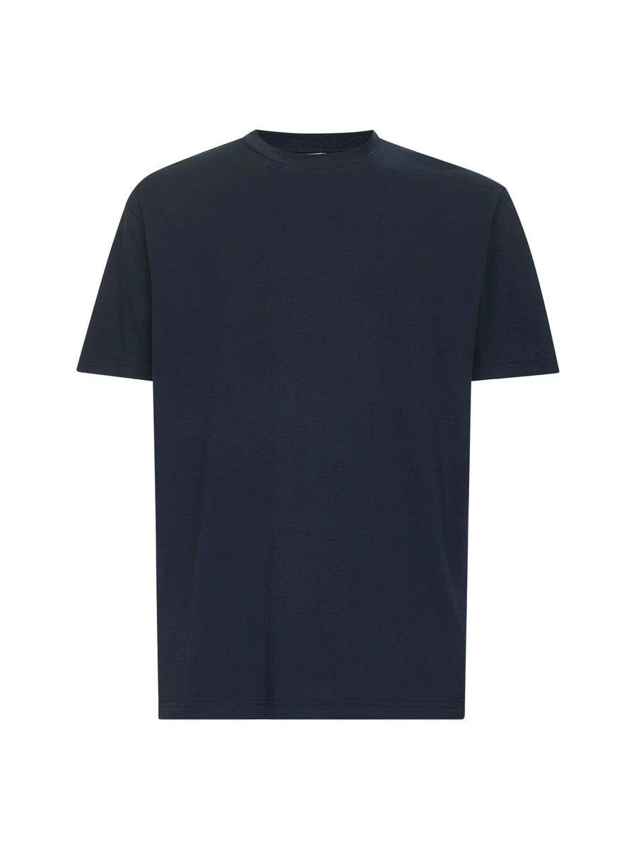 Crepe T-Shirt Blue Linen (flax) T-shirts