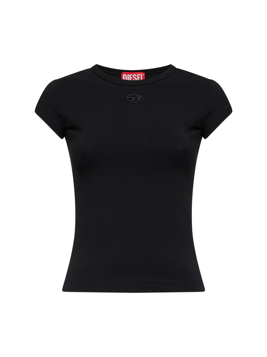 T-Shirt T-Angie-Od Black Stretch Jersey Cotton T-shirts & Jerseys