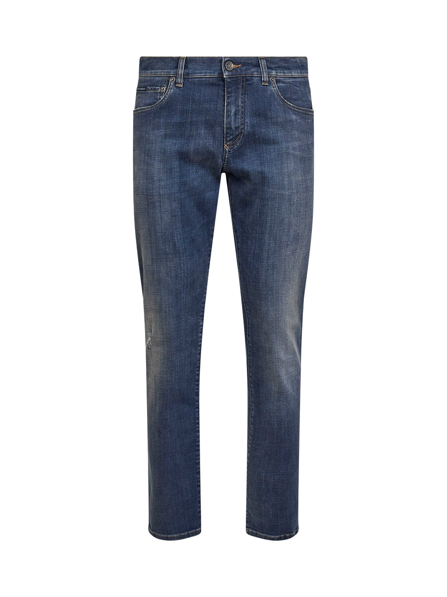 Slim Jeans Blue Stretch Cotton