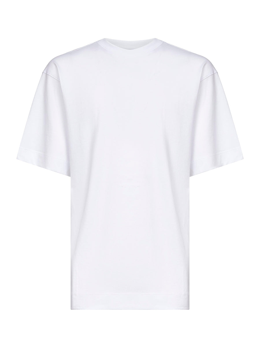 White Cotton Jersey Oversized T-Shirt T-shirts