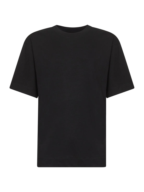 Black Cotton Jersey Oversized T-Shirt T-shirts
