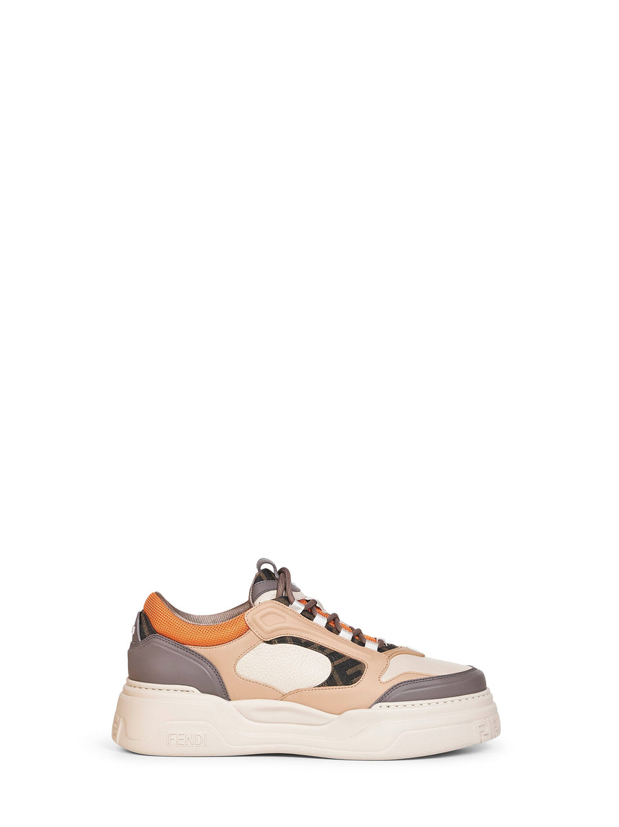 Multicolor Force Sneakers Calf Leather Trainers