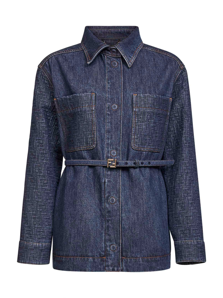 Dark Blue Denim Go-To Jacket Cotton Bomber