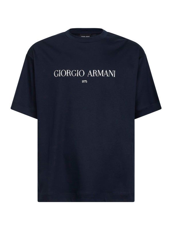 T-Shirt Navy Blue Cotton Interlock T-shirts