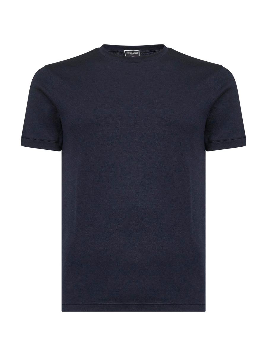 Cashmere Icon Crewneck T-Shirt Blue T-shirts