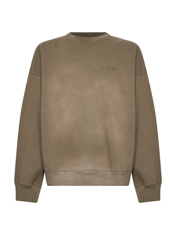 Sweatshirt Cotton Green Sweatshirts