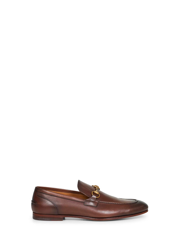 Dark Brown Leather Jordaan Loafers Calf
