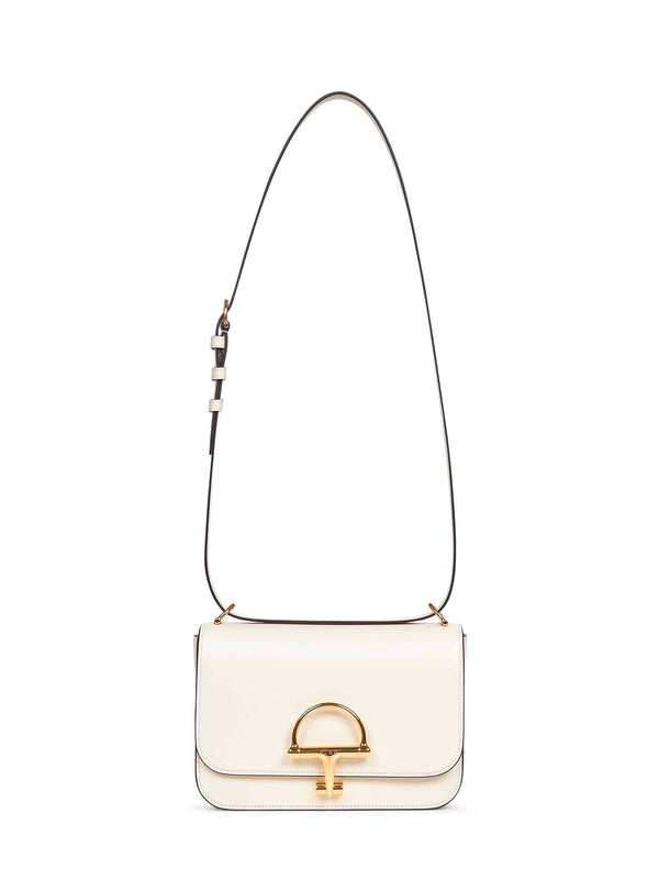 Ivory Siena Small Shoulder Bag Calf Leather Handbags
