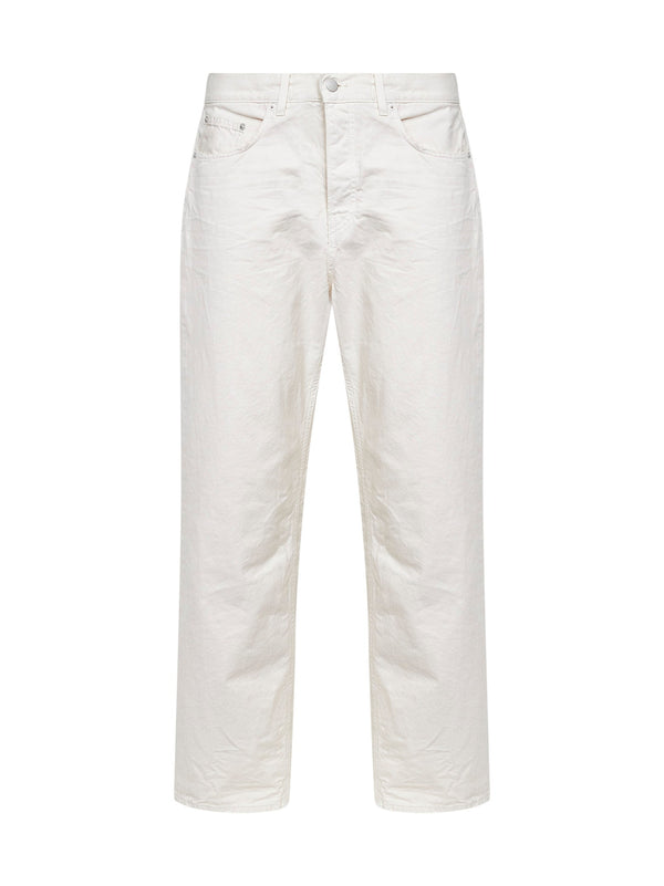 Jeans Logan Ivory Cotton Denim