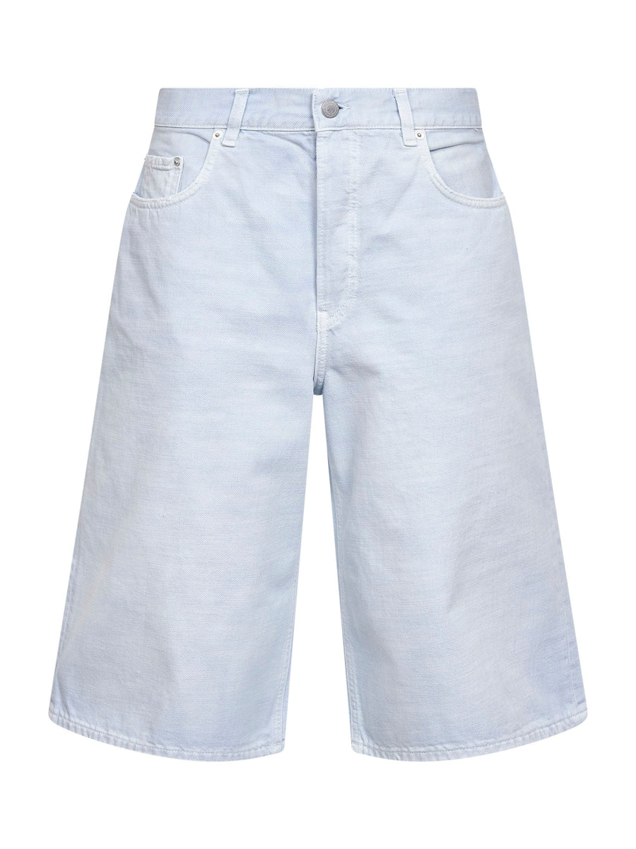 Bermuda Shorts New Becky Light Blue Cotton
