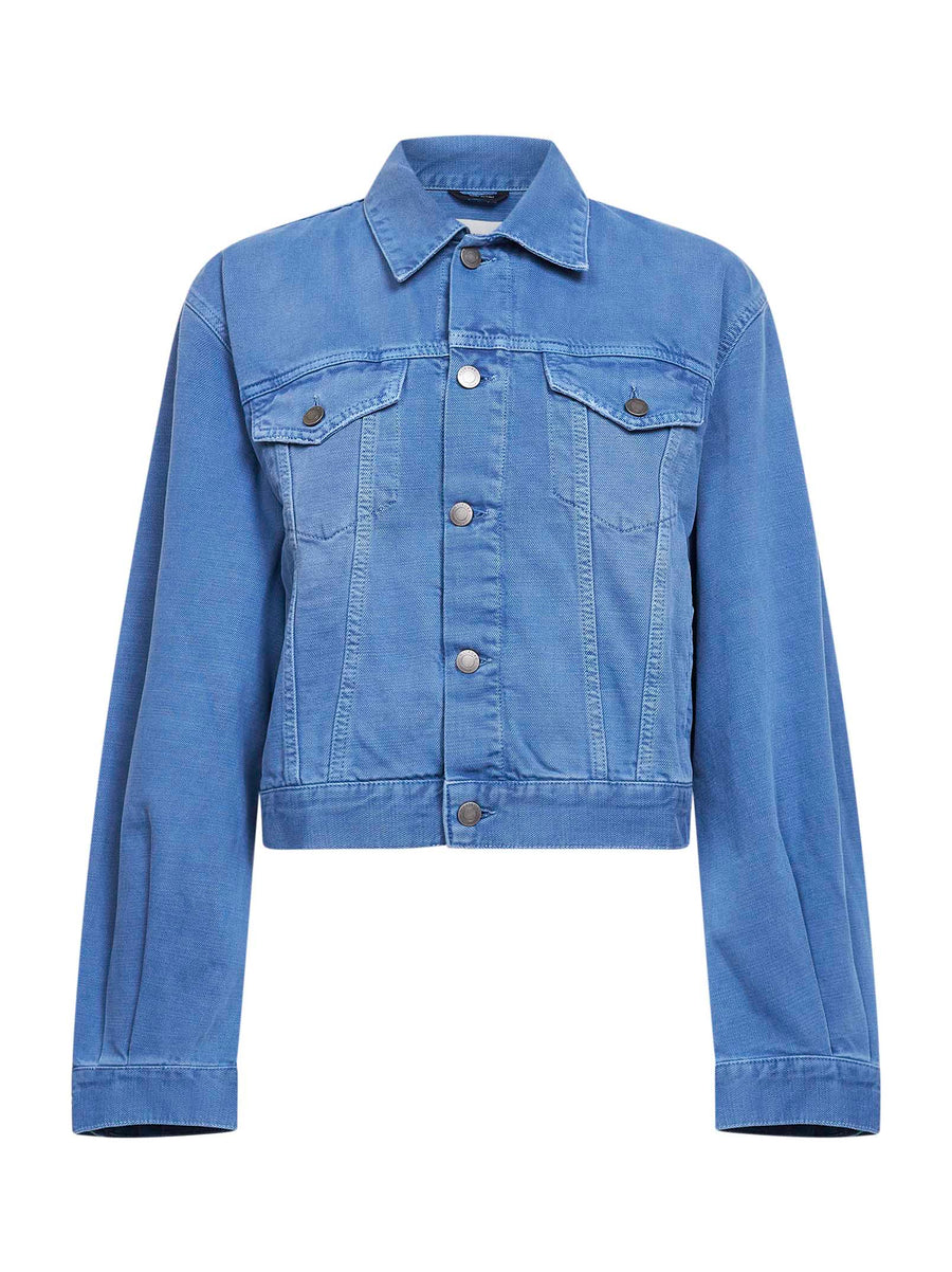Denim Jacket Simon Bull 44 Light Blue Cotton Bomber