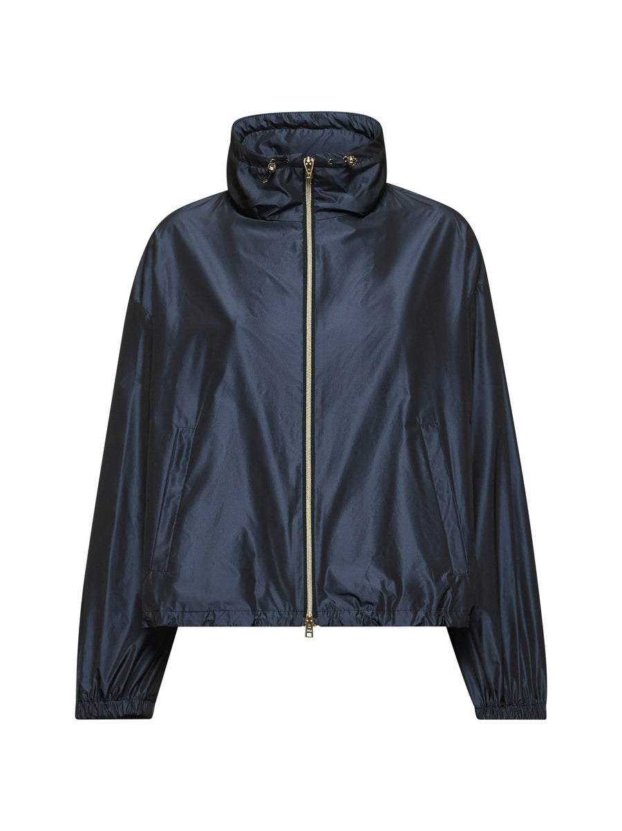 Jacket Techno Taffeta Blue Polyester Bomber