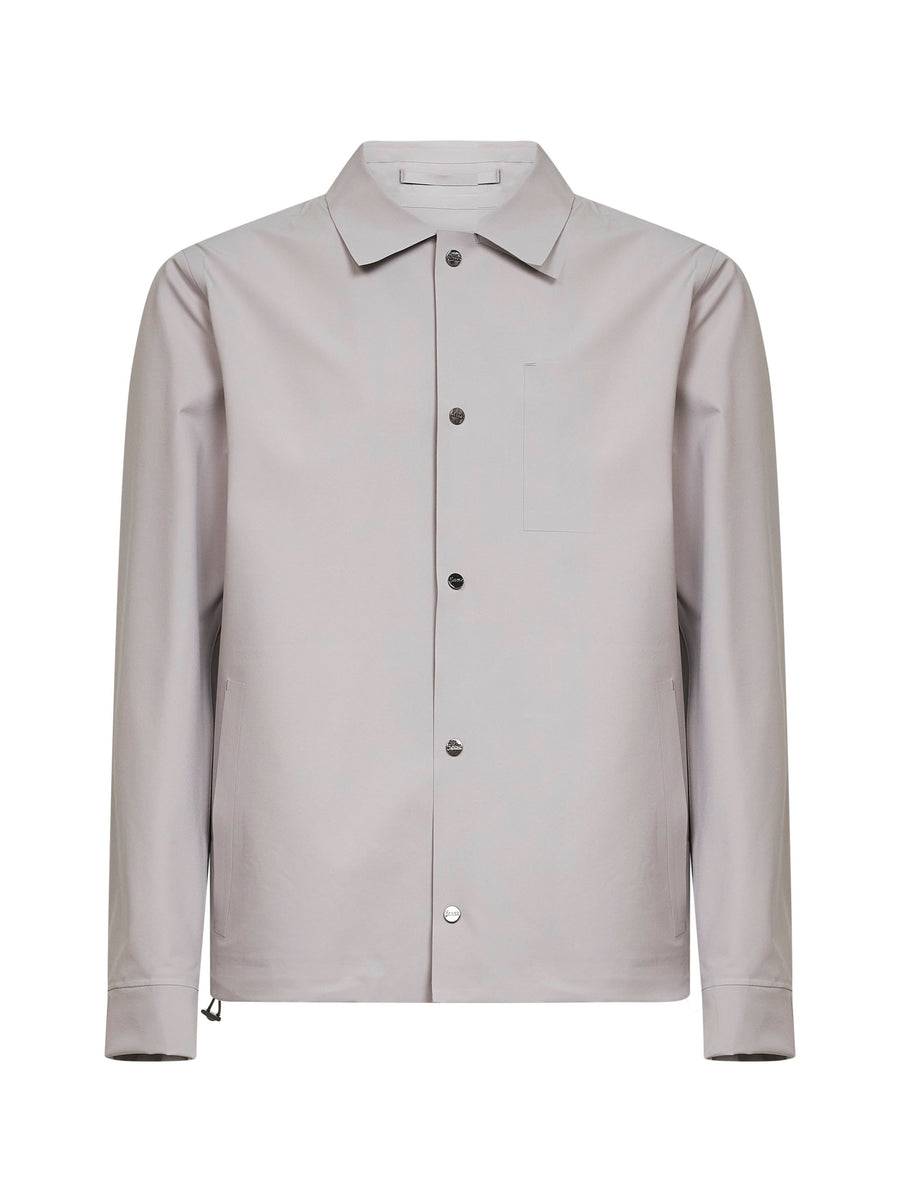 Shirt Jacket Essence Grey Recycled Polyamide Bomber