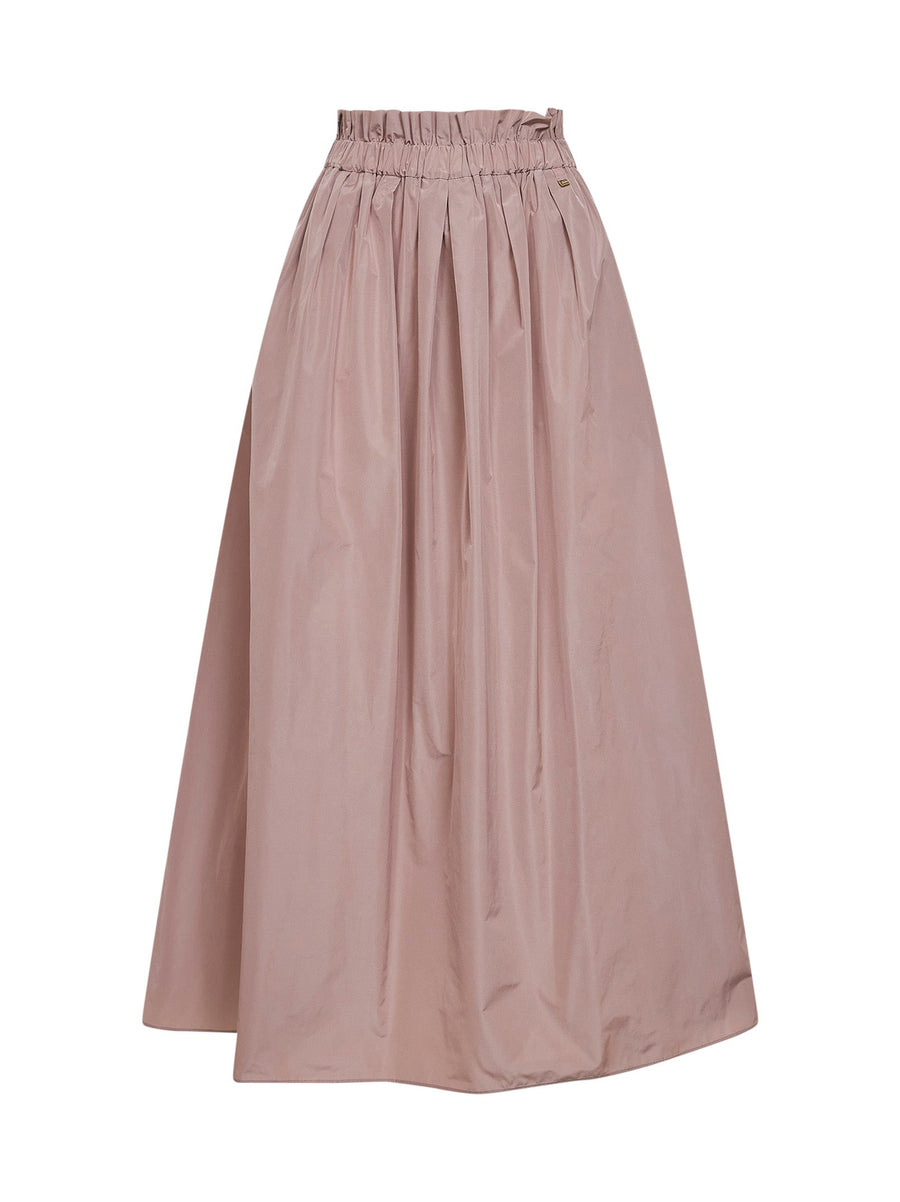 Long Skirt Powder Pink Taffeta Polyester
