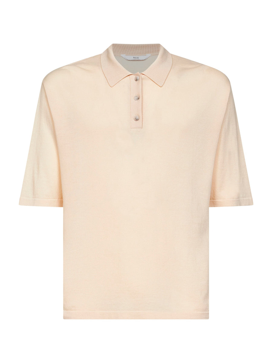 Polo Shirt Marpiccolo Nude Cotton